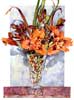 Copper Iris in Crystal