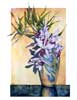 Watercolor ofLaelia Orchid in Vase