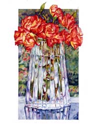 Red Rose Still Life  Print